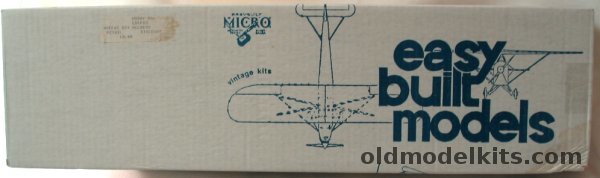Easy Built Models Roy Nelder's Moffett - 46 inch Wingspan for Free Flight or R/C Conversion plastic model kit